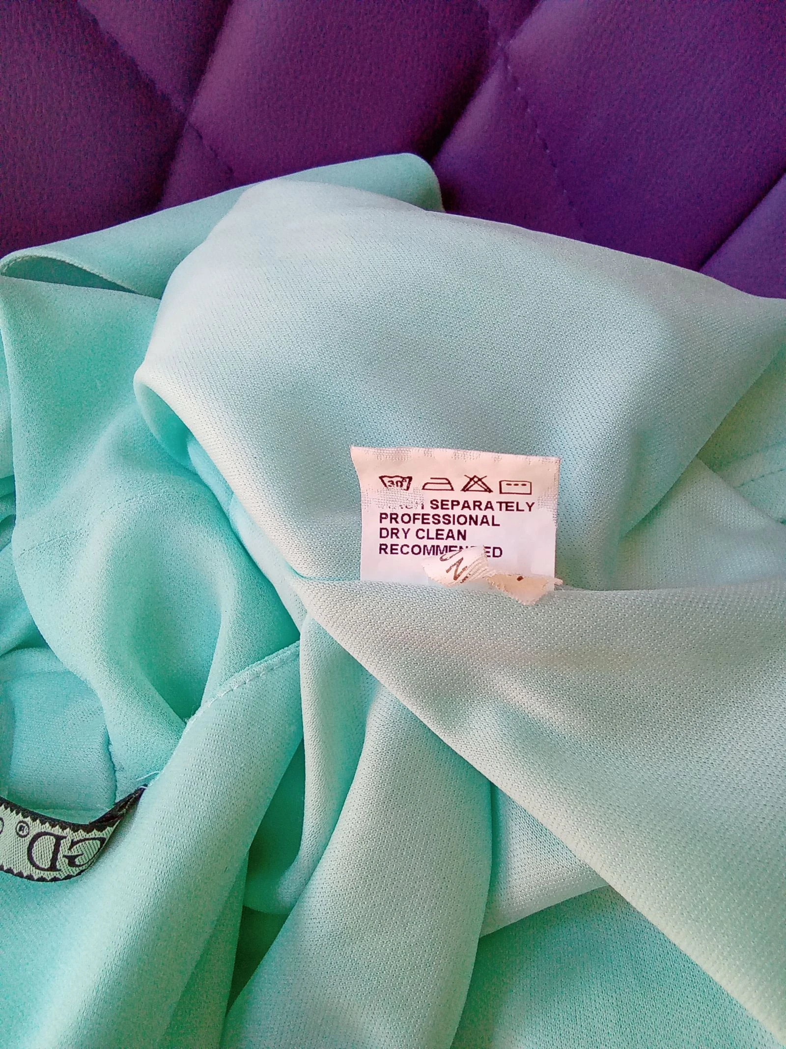 Vestido de verão verde água – photo 9